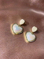 Korean Collection Sweet Heart Earrings