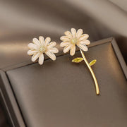 Korean Collection Daisy Flower Earrings