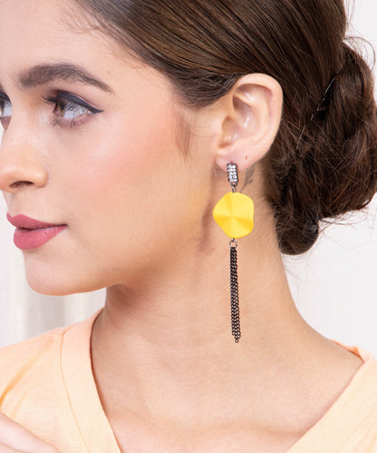 Korean Style Modern Art Chic Drop Earrings